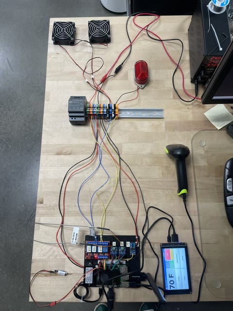 Mock-first bench prototype of the control system